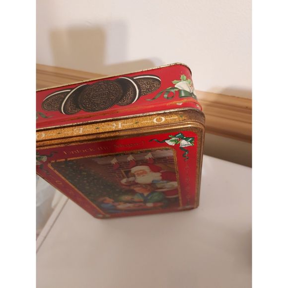 Oreo Vintage Christmas Tins 1990 1991 1992 1993 1994 Lot/Bundle 6 - Picture 13 of 16